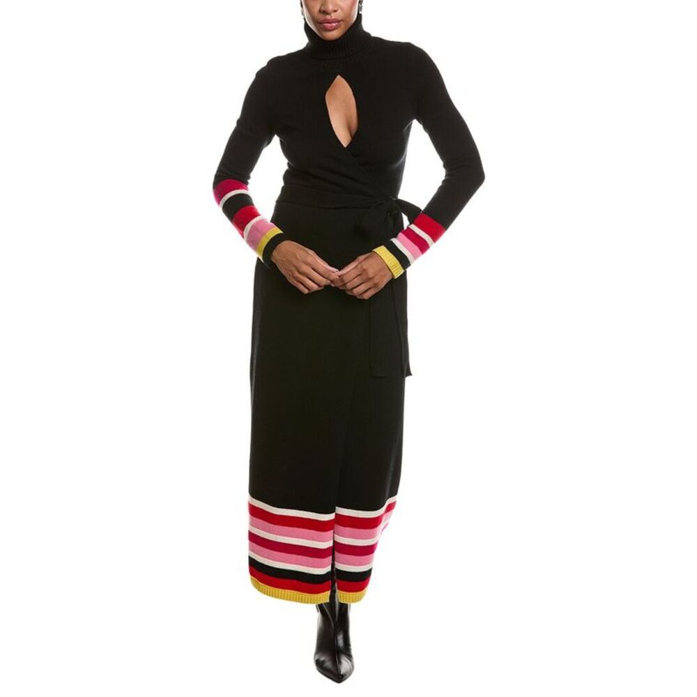 Diane Von Furstenberg Womens Bea Wool & Cashmere-Blend Sweaterdress